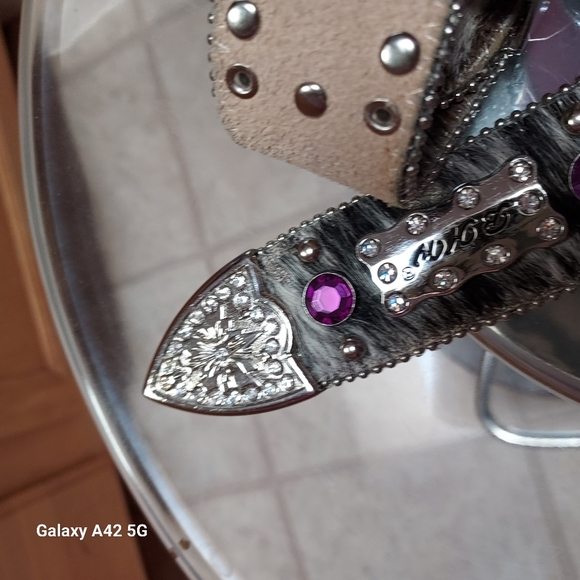 Flashy purple  belt - Picture 5 of 7